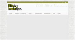 Desktop Screenshot of helderlopes.com.br